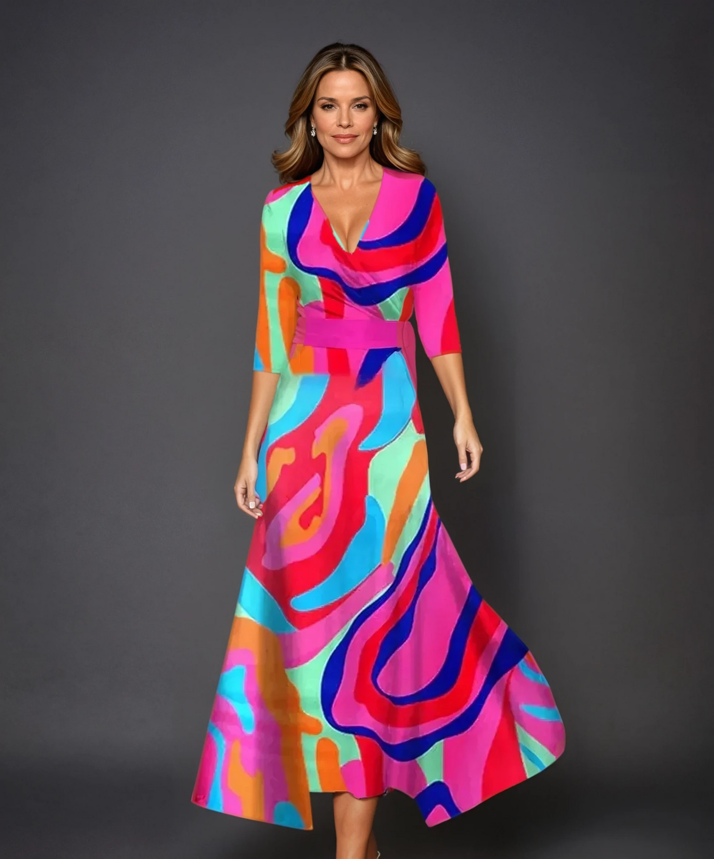 Ysa | Vestido Chic con Estampado Floral