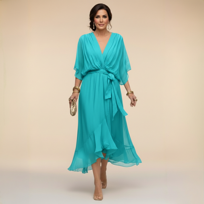 Sarah™ | Vestido Sandra con Cuello en V