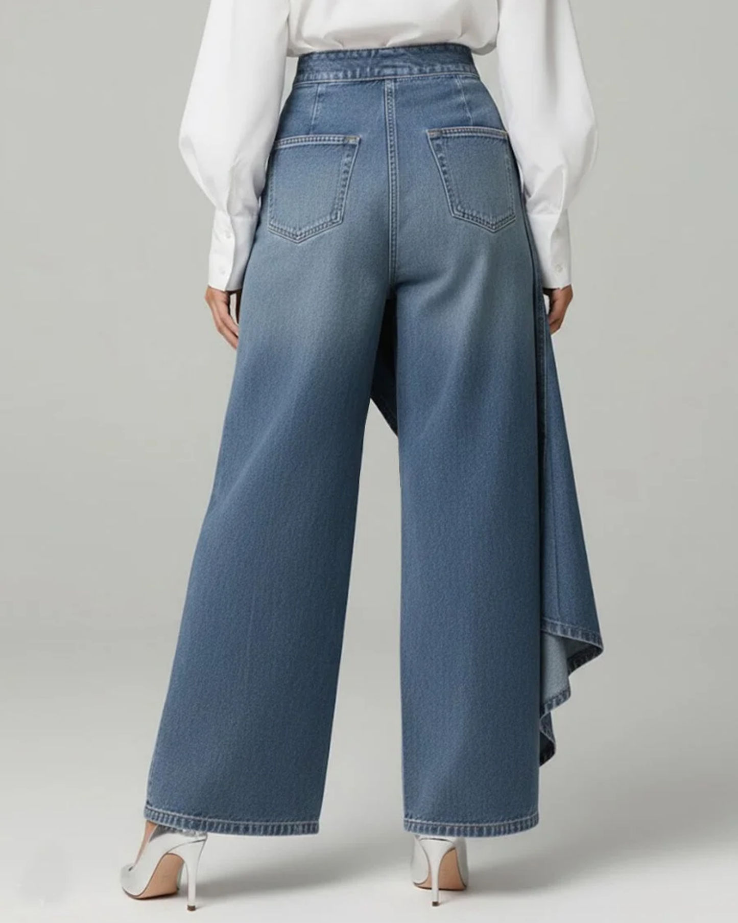 Audrey | Pantalón Cruzado de Mezclilla