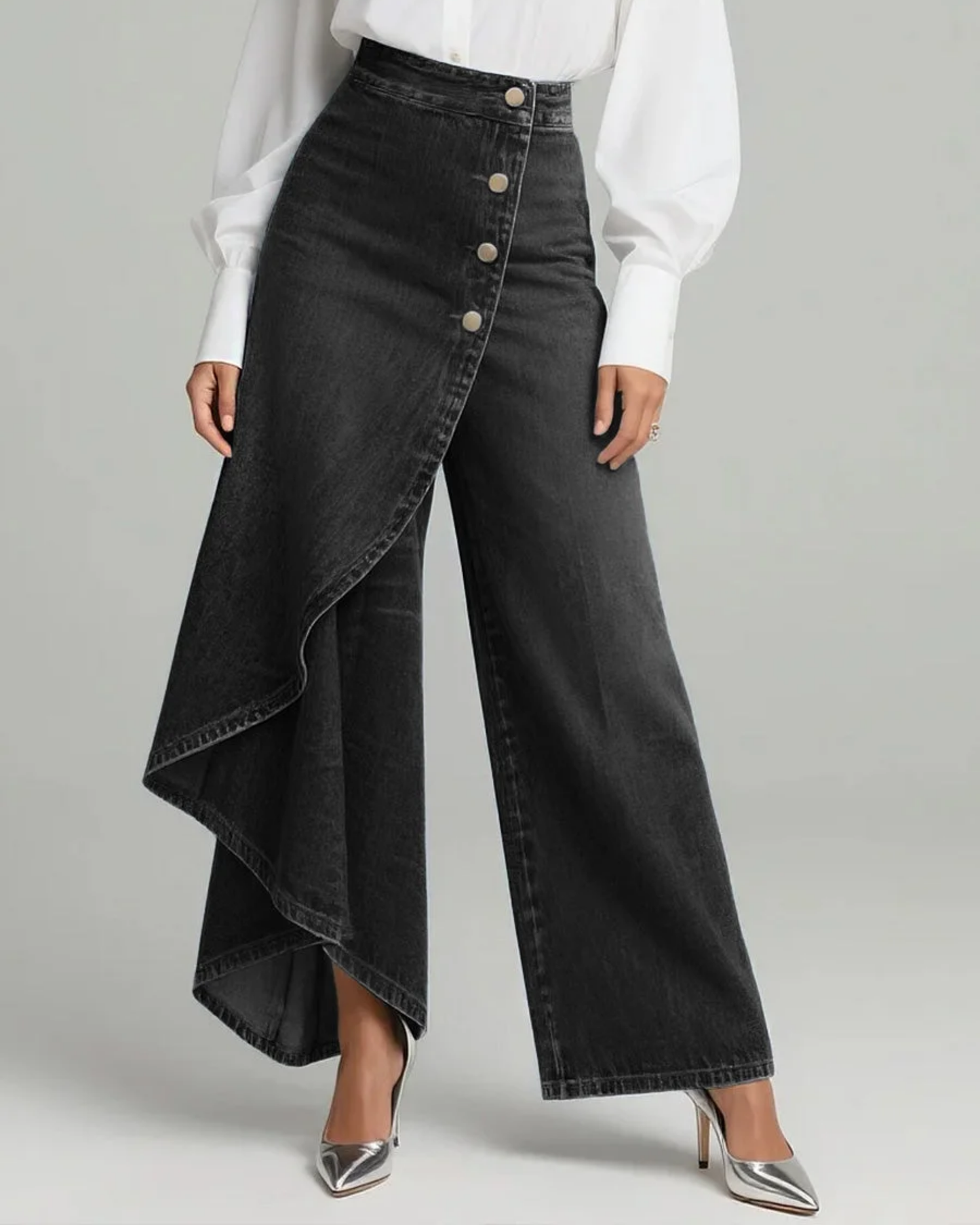 Audrey | Pantalón Cruzado de Mezclilla