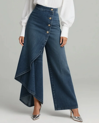 Audrey | Pantalón Cruzado de Mezclilla