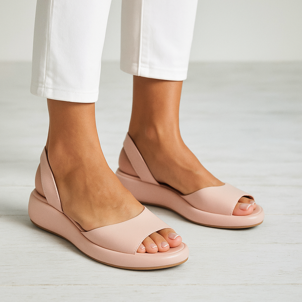 Sandalias Cómodas Elegantes Rosa