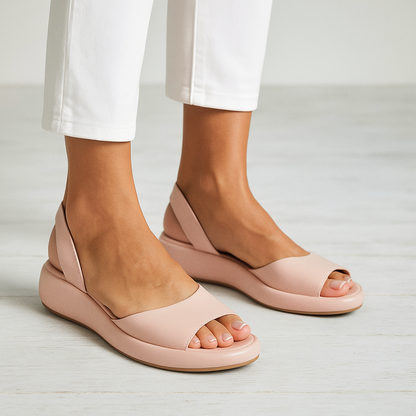 Sandalias Cómodas Elegantes Rosa