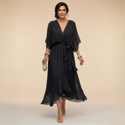 Sarah™ | Vestido Sandra con Cuello en V