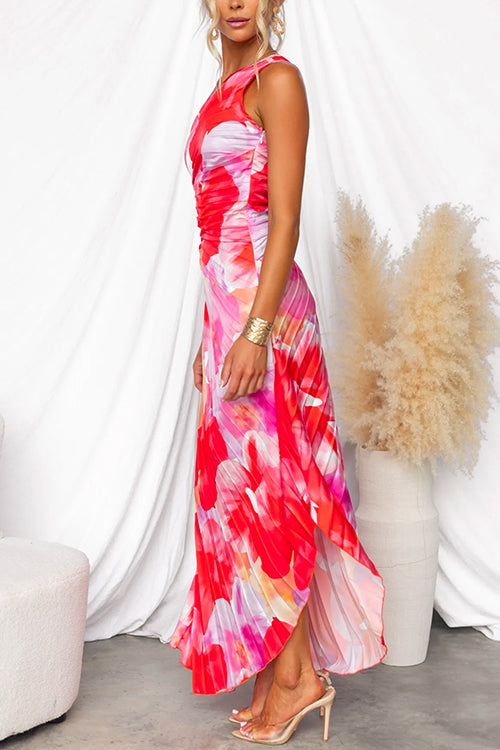 Yanira™ | Vestido de un Hombro Plisado