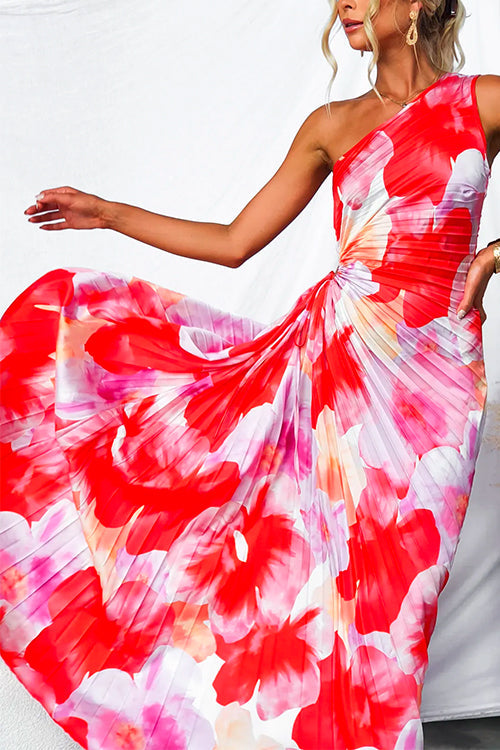 Yanira™ | Vestido de un Hombro Plisado