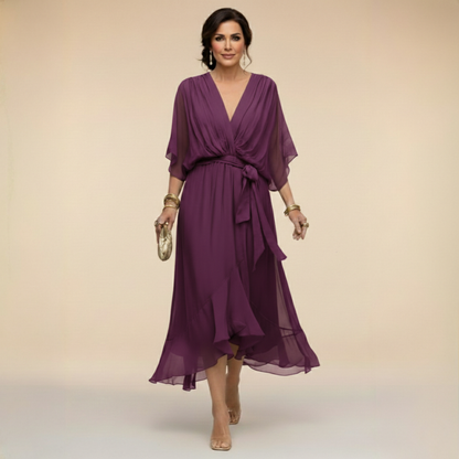 Sarah™ | Vestido Sandra con Cuello en V