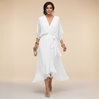 Sarah™ | Vestido Sandra con Cuello en V