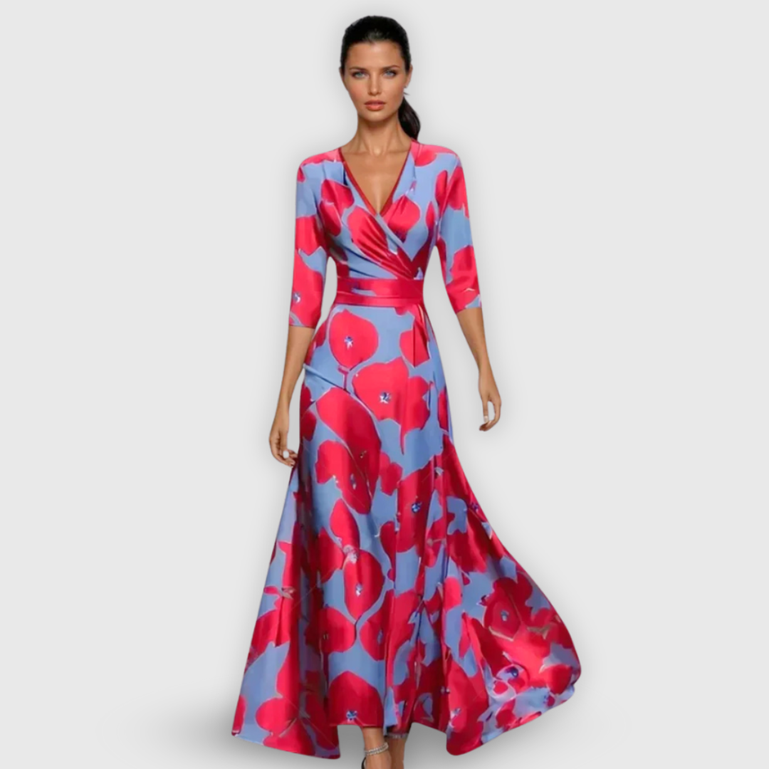 Zara | Falda Cruzada con Estampado Floral