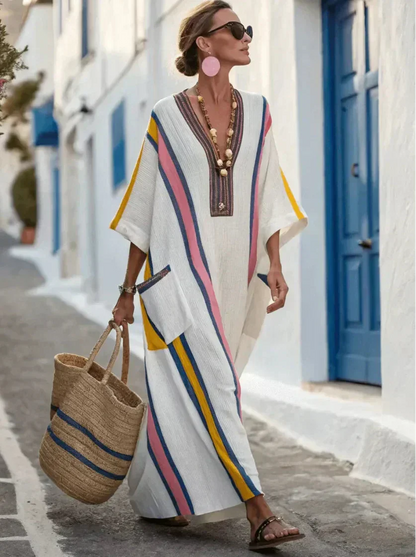 Vera™ Vestido de Flujo Costero