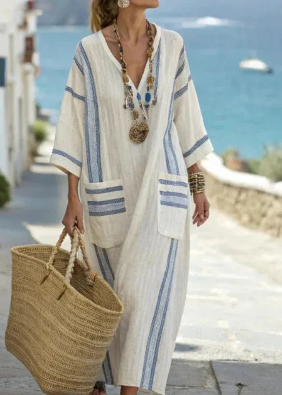 Vera™ Vestido de Flujo Costero