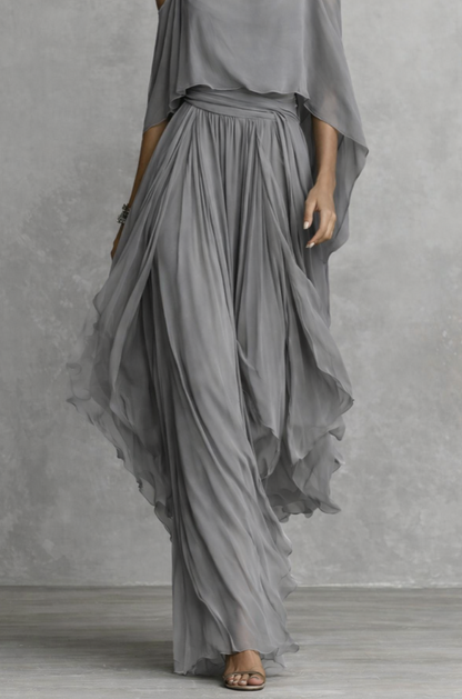 Isabela | Conjunto Fluido Gris