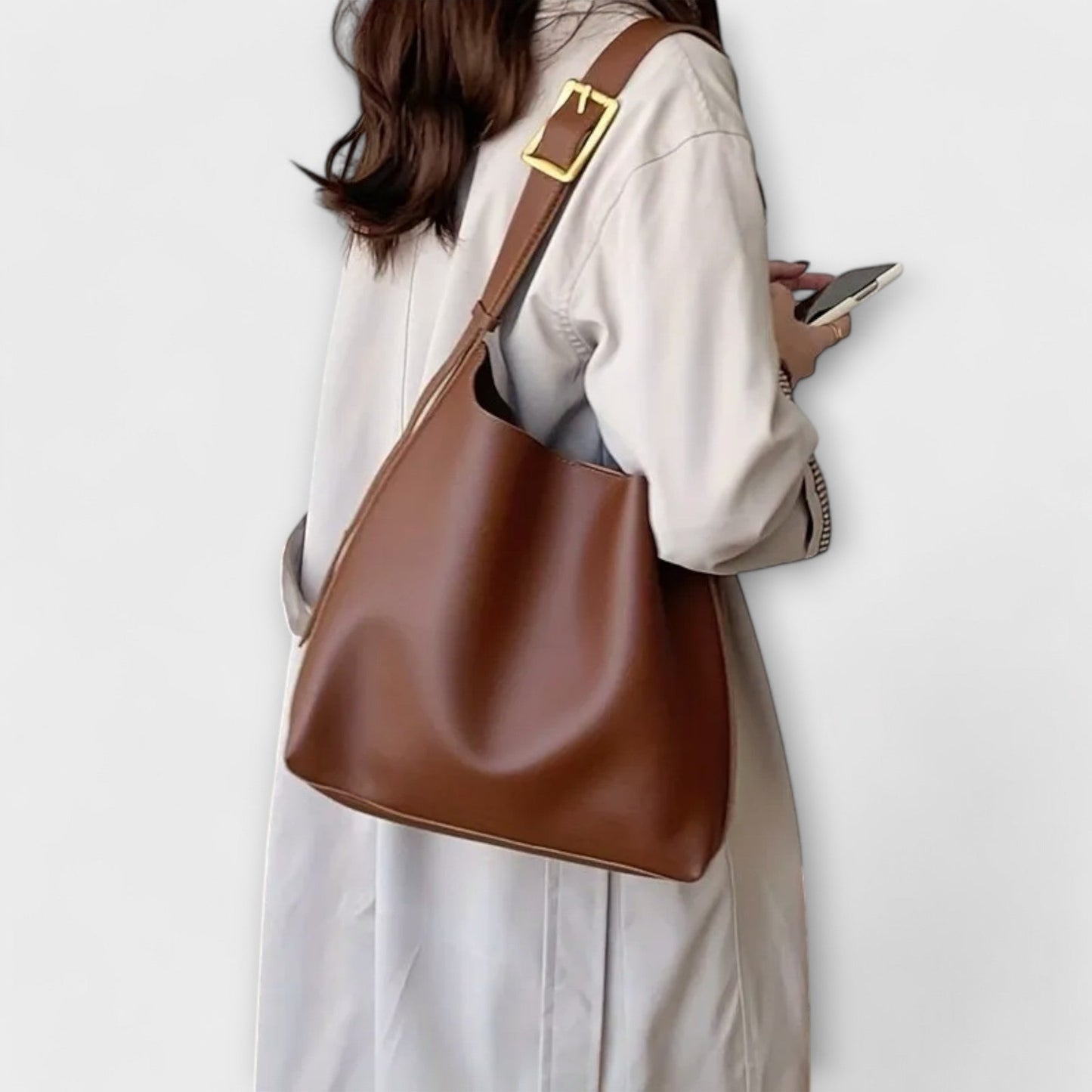 Isidore – Elegante Bolso de Piel para Hombro