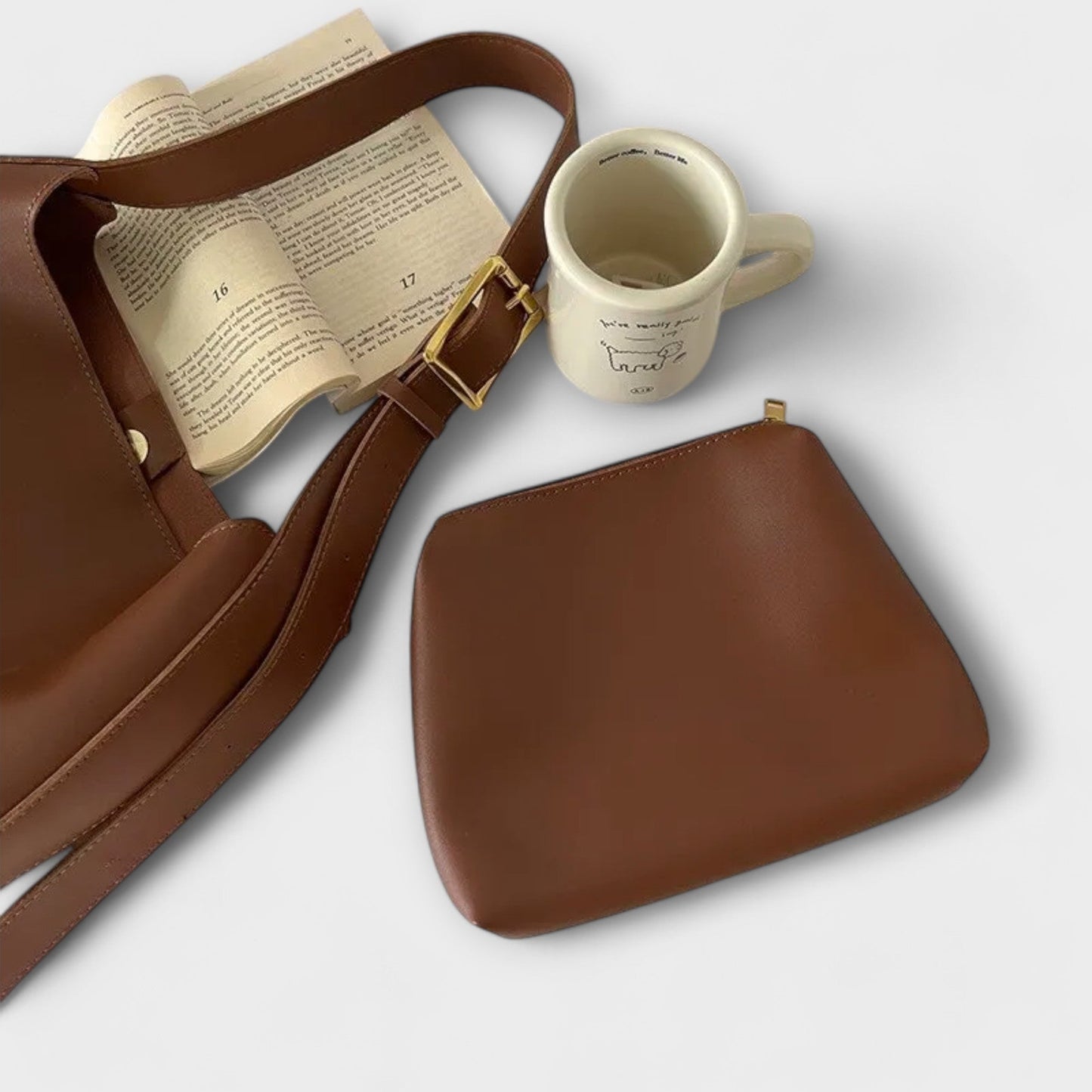 Isidore – Elegante Bolso de Piel para Hombro