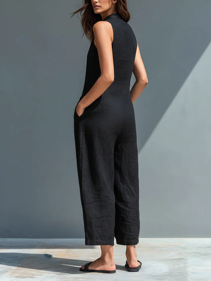 Lotte™ | Jumpsuit Minimalista sin Mangas