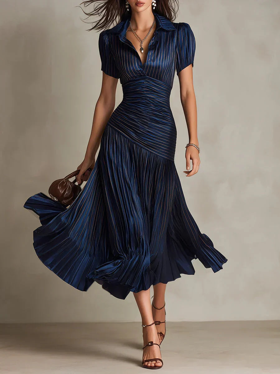 Florence | Vestido Maxi de Chifón Vintage y Elegante