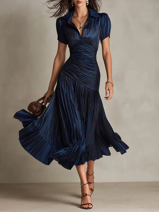 Florence | Vestido Maxi de Chifón Vintage y Elegante