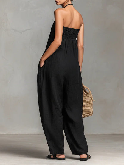 Nina - Jumpsuit Elegante sin Tirantes