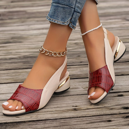 Sandalias elegantes y cómodas