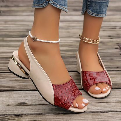 Sandalias elegantes y cómodas