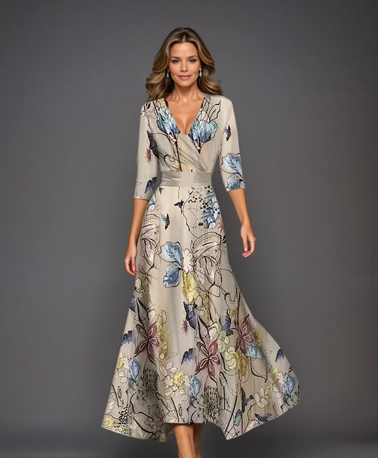 Ysa | Vestido Chic con Estampado Floral