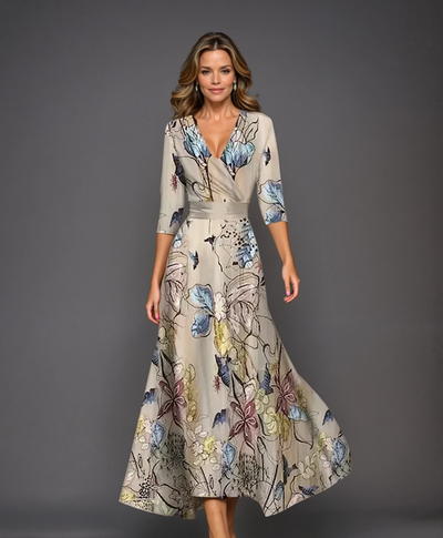Ysa | Vestido Chic con Estampado Floral