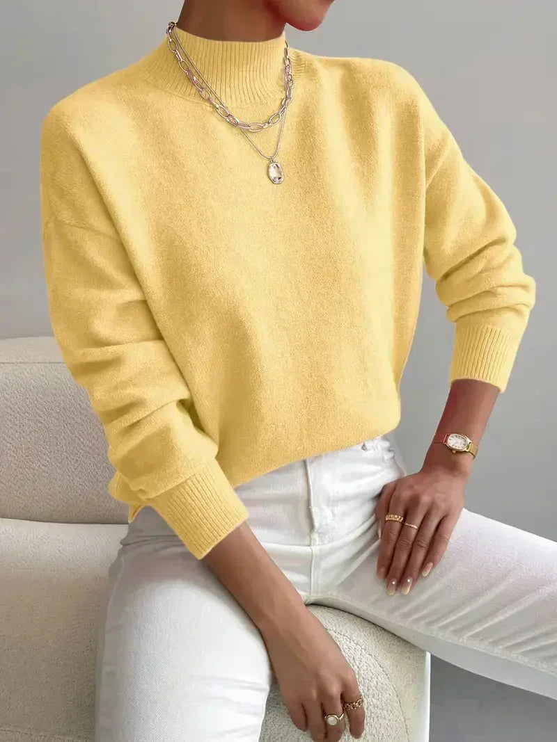 Marilena | Suéter elegante de cuello alto