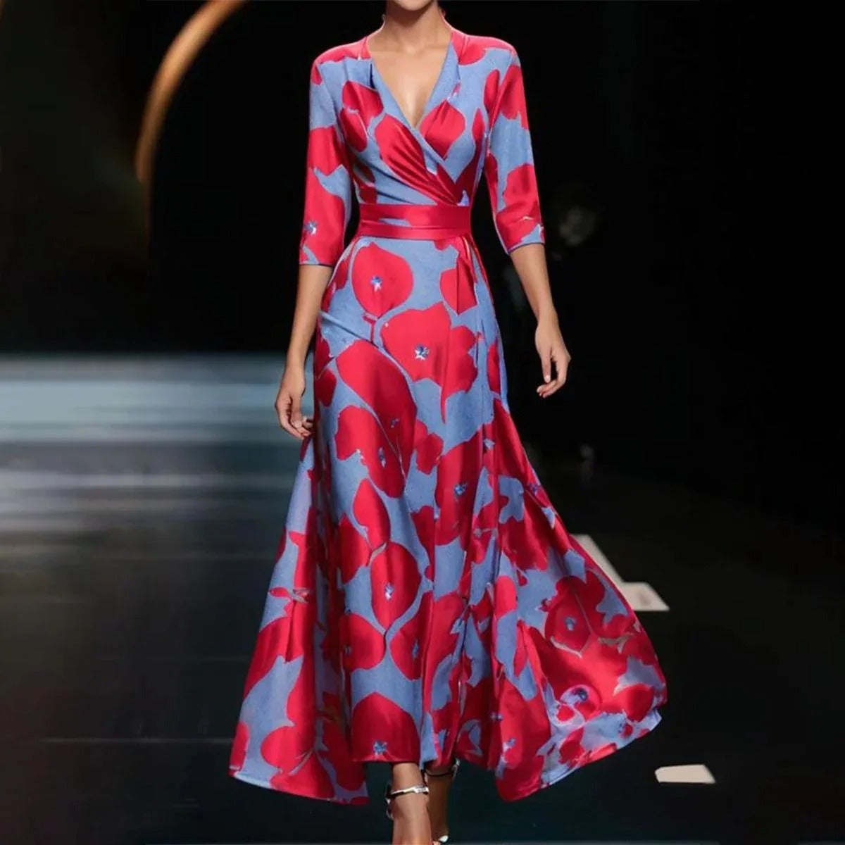 Ysa | Vestido Chic con Estampado Floral