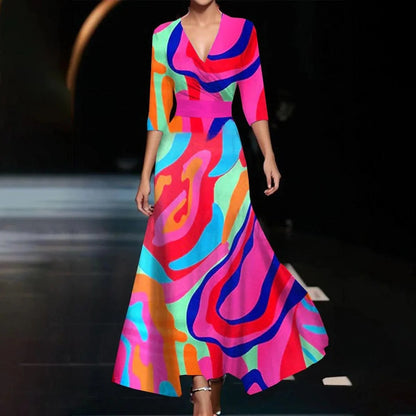 Ysa | Vestido Chic con Estampado Floral