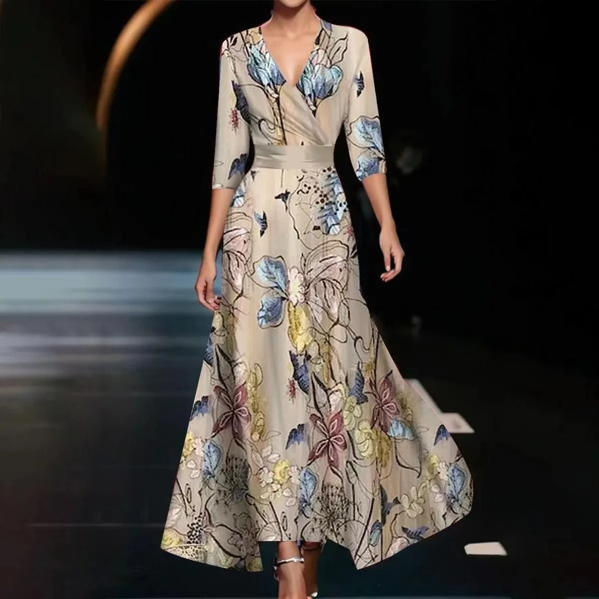 Ysa | Vestido Chic con Estampado Floral